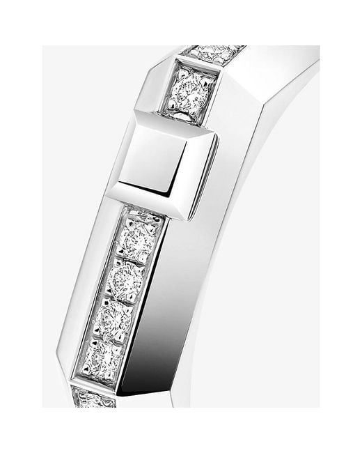 Messika White Moderniste 18Ct And 0.15Ct Diamond Ring