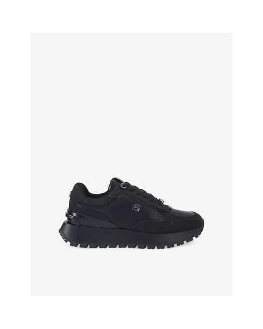 KG by Kurt Geiger Blue Louisa 2 Faux-Leather Trainers