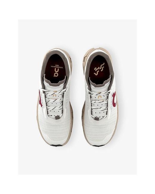 On Shoes White Cloudmster Void Mesh Trainers for men