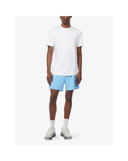 On Shoes Blue Performance 2/1 Stretch-Woven Shorts for men