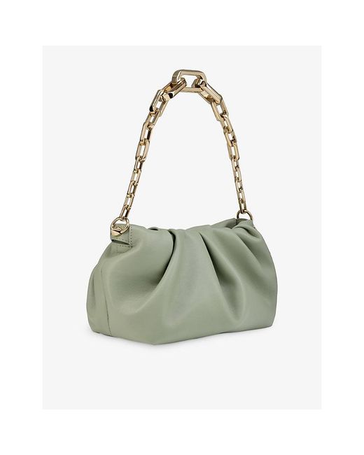 Christian Louboutin Green Eva Small Leather Shoulder Bag