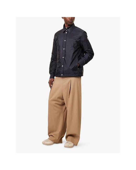 Moncler Blue Meridelle Shell-Down Shirt Jacket for men