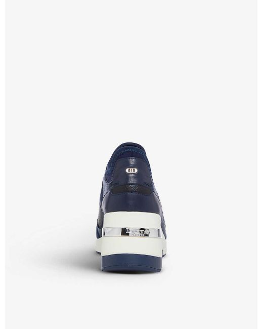 dune navy trainers