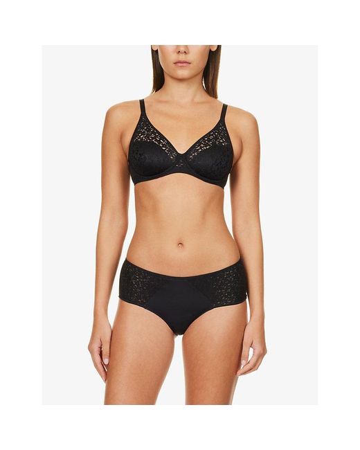 Chantelle Black Norah Comfort Underwired Bra