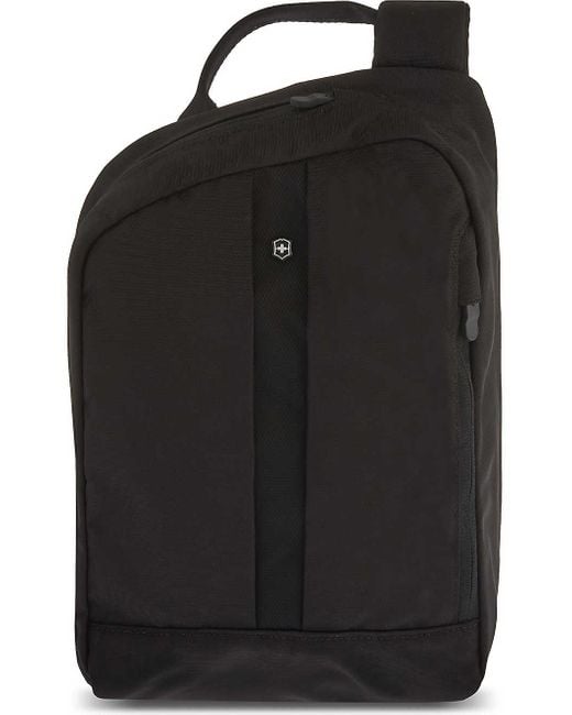 Victorinox Black Gear Sling Messenger Bag for men