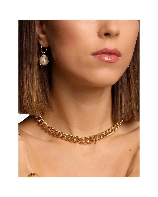 La Maison Du Couturier Metallic Amadeus Gia 18Ct-Plated Brass Necklace