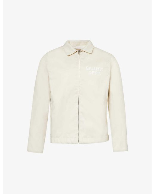 GALLERY DEPT. White Montecito Brand-print Cotton Jacket X for men