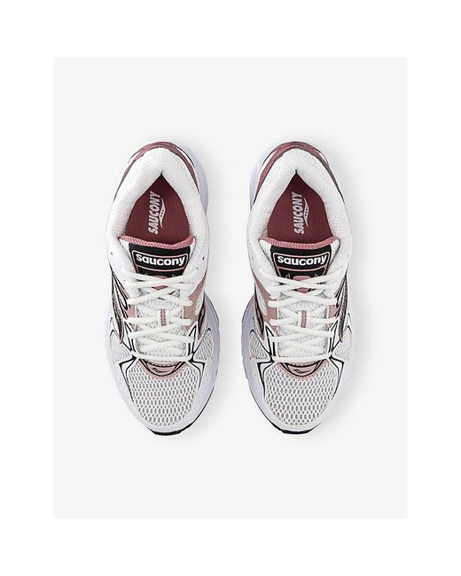 Saucony White Ride Millenium Mesh Trainers