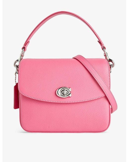 COACH Pink Cassie 19 Leather Cross-body Bag