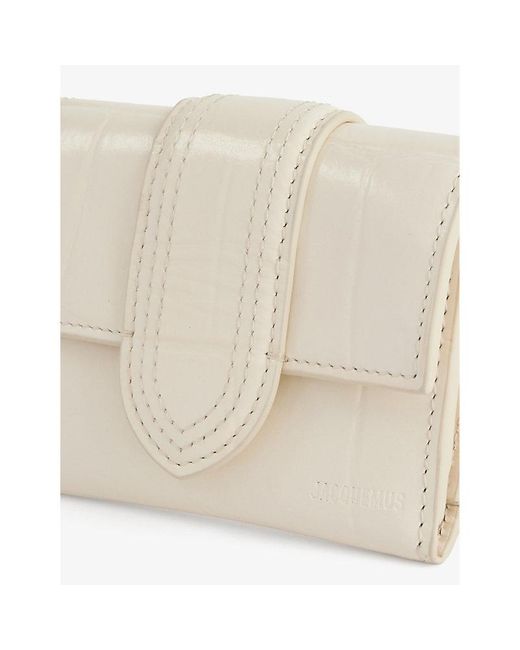 Jacquemus Natural Le Compact Bambino Leather Wallet