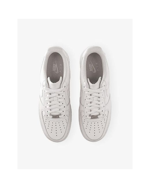 Nike White Air Force 1 Leather Trainers for men