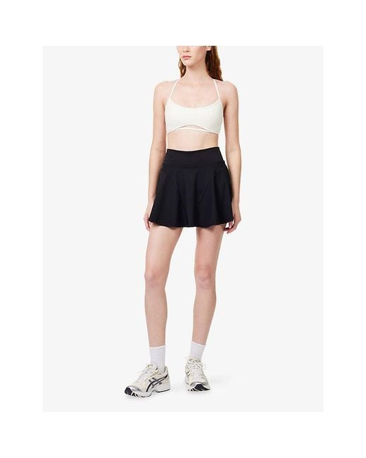 WE Are Tala Blue Dayflex Floaty Stretch-Woven Skort
