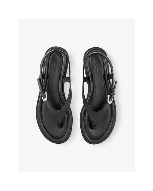 Vagabond Multicolor Zaida Flat Leather Sandals