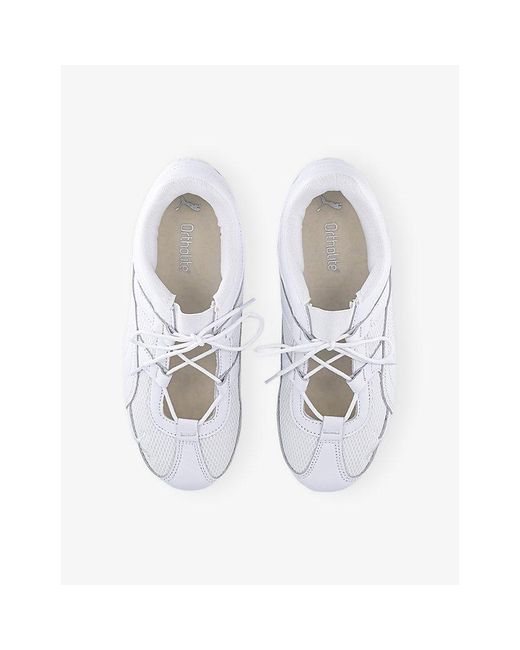 PUMA White Vapor Speedcat Go Leather And Mesh Trainers