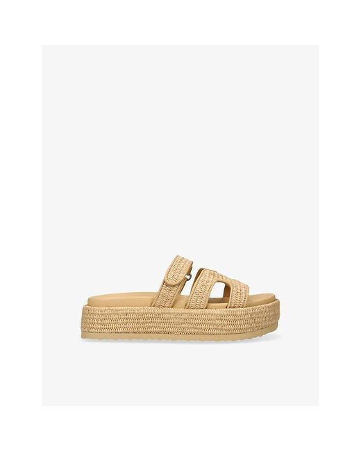 Steve Madden Natural Bigmissile Raffia Sandals