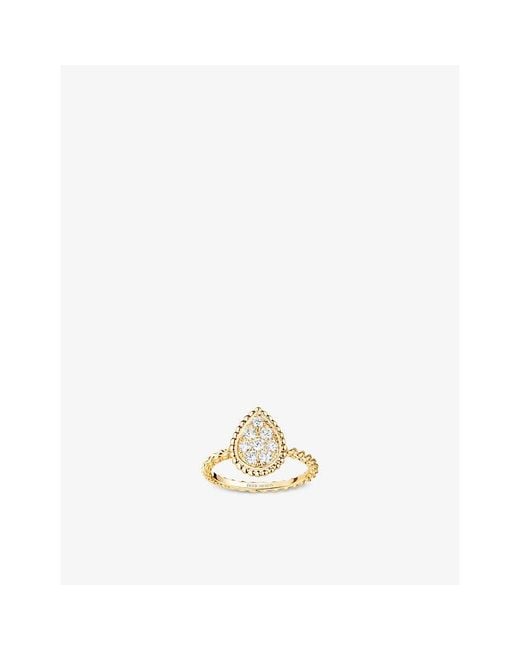 Boucheron Metallic Serpent Bohème 18Ct- And Diamond Ring