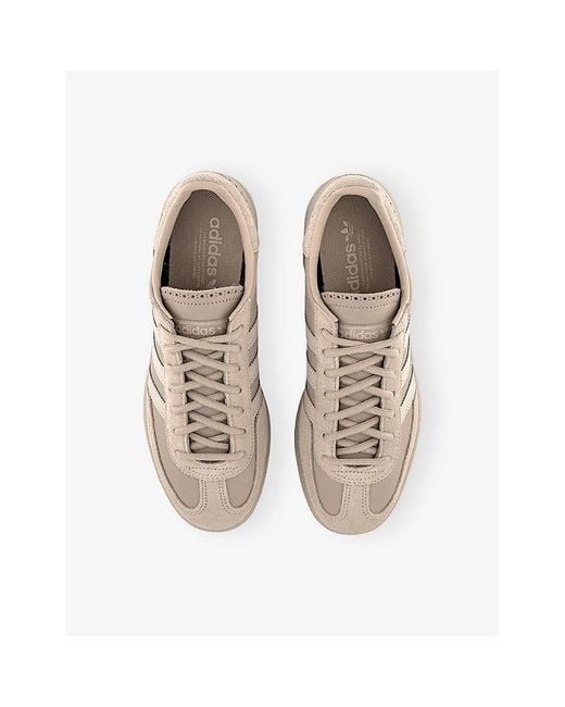 Adidas Natural Handball Spezial Leather And Suede Trainers for men