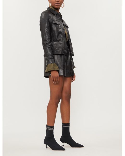 Women S Black Liam Leather Jacket