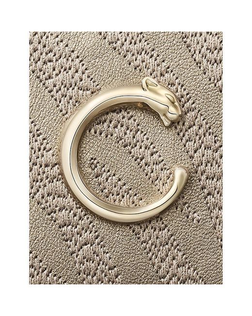 Cartier Natural Panthère C De Leather Card Holder