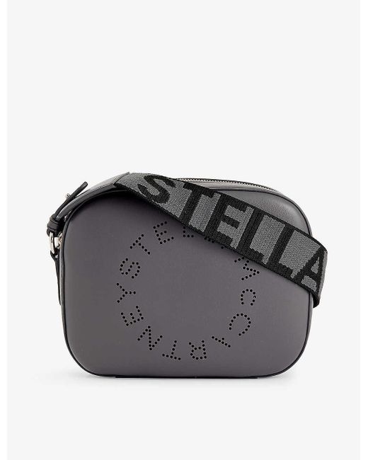 Stella McCartney Black Circle Faux-leather Cross-body Bag