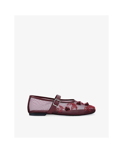 KG by Kurt Geiger Multicolor Nacy Embellished Mesh Pumps