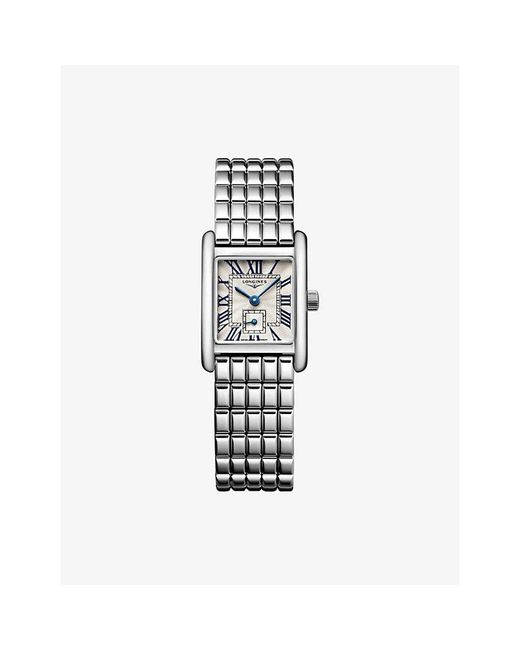 Longines White L5.200.4.71.6 Mini Dolcevita Stainless-Steel Quartz Watch