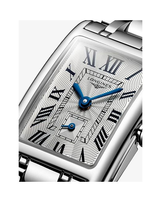 Longines White L5.255.4.71.6 Dolcevita Stainless-Steel Quartz Watch