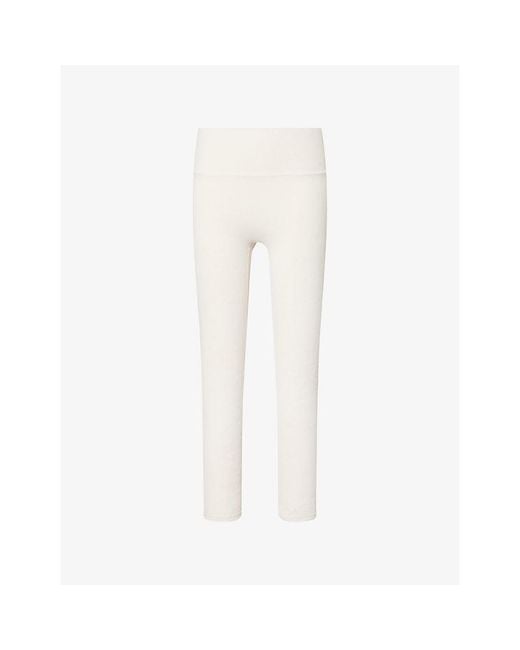 Sisterly Tribe White Softsculpt Full-Length Workout Leggings