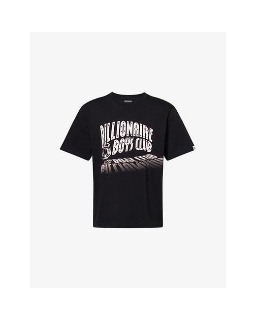 BBCICECREAM Black Logo Shadow-Print Cotton T-Shirt for men