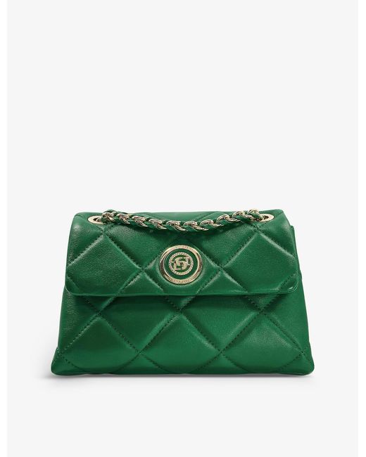 Dune Duchess Medium Quiltedleather Shoulder Bag in Green Lyst Canada