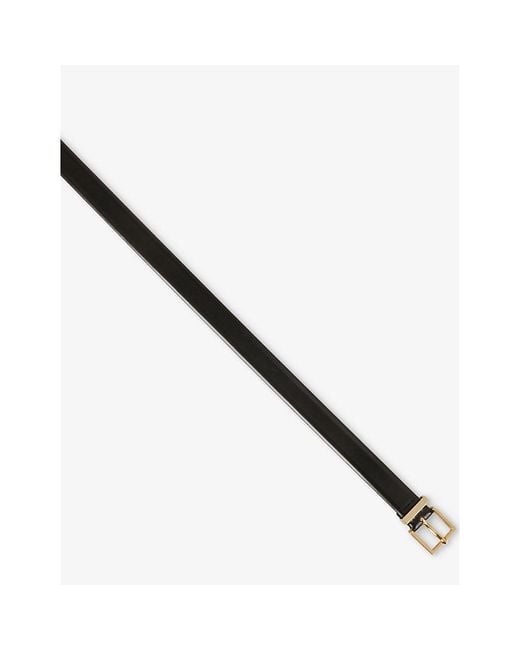 Sandro Black Leather Belt