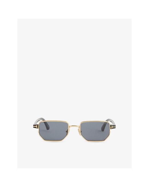 Tom Ford Blue Ft1360 Liam Metal Sunglasses for men