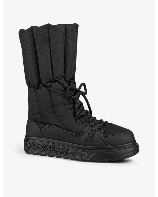 Louis Vuitton Black Quilted Shell Boots for men