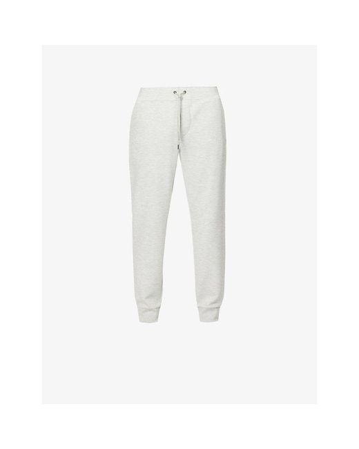 Polo Ralph Lauren White Double-knit Tapered Stretch-cotton And Recycled-polyester Blend jogging Bottoms X for men