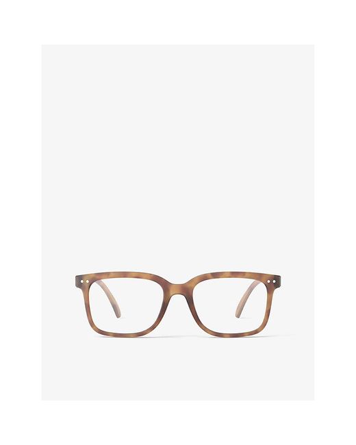 Izipizi Metallic #L Square-Framed Frozen Reading Glasses for men