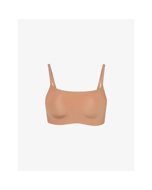 Sloggi White Zero Feel 2.0 Stretch-Jersey Bra
