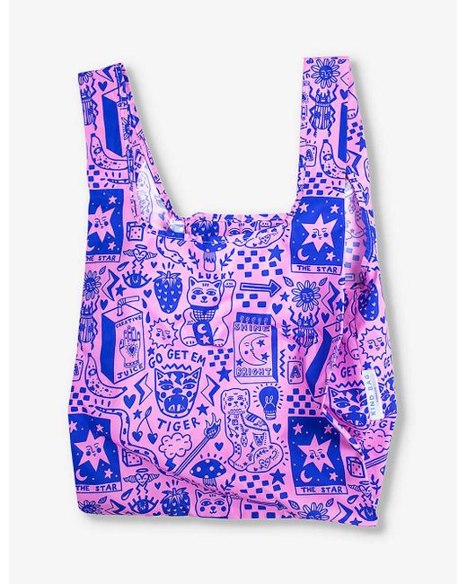 Kind Bag Purple Recycled Plastic-bottles Shopper Bag