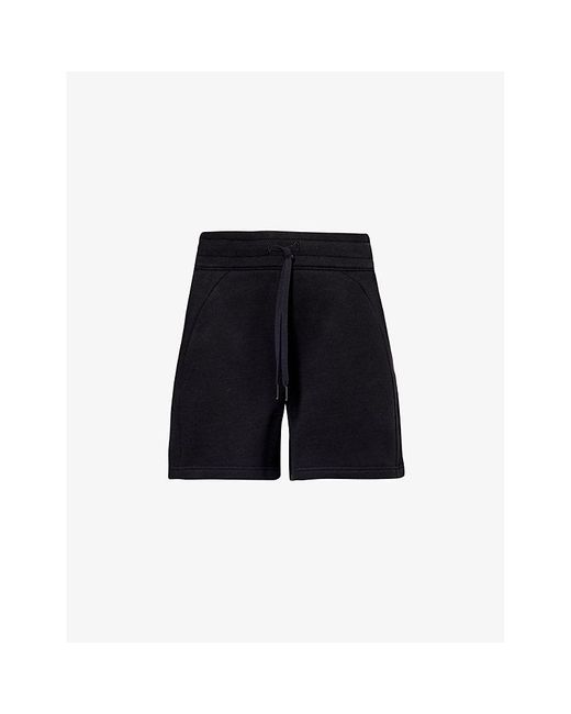 lululemon athletica Black Scuba Elasticated-waist Cotton-blend Shorts