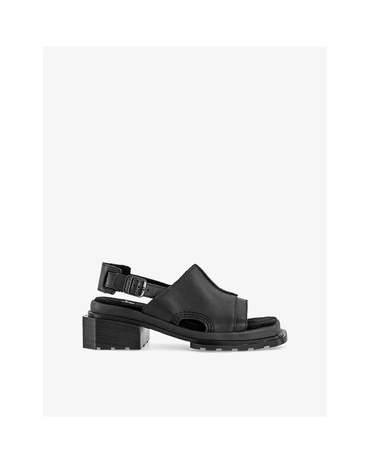 Dr. Martens Black Maybole Athena Leather Sandals