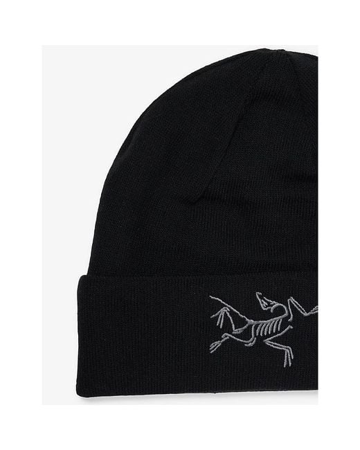 Arc'teryx Black Bird-embroidered Stretch-woven Blend Beanie for men