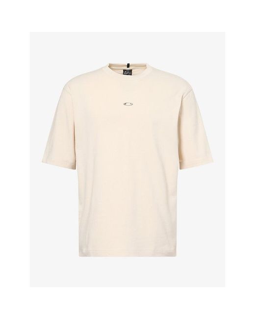 Oakley Natural Reserve Strato Raised-Logo Cotton T-Shirt for men