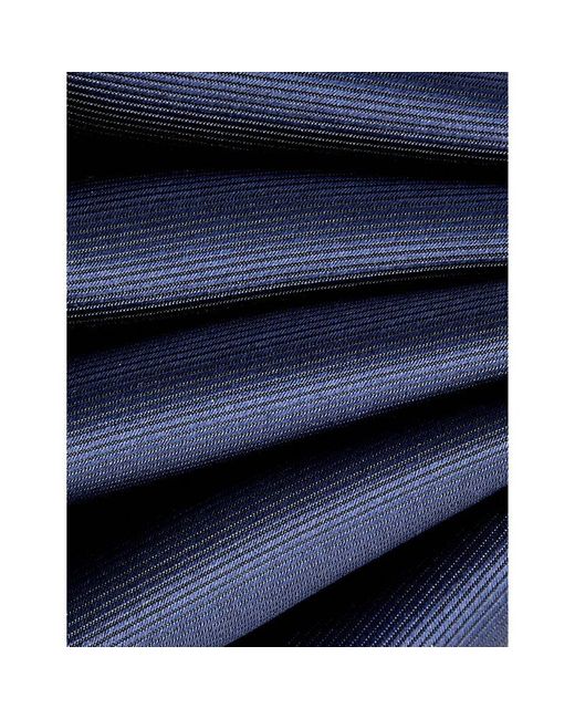 Tom Ford Blue Twill-texture Silk Tie for men
