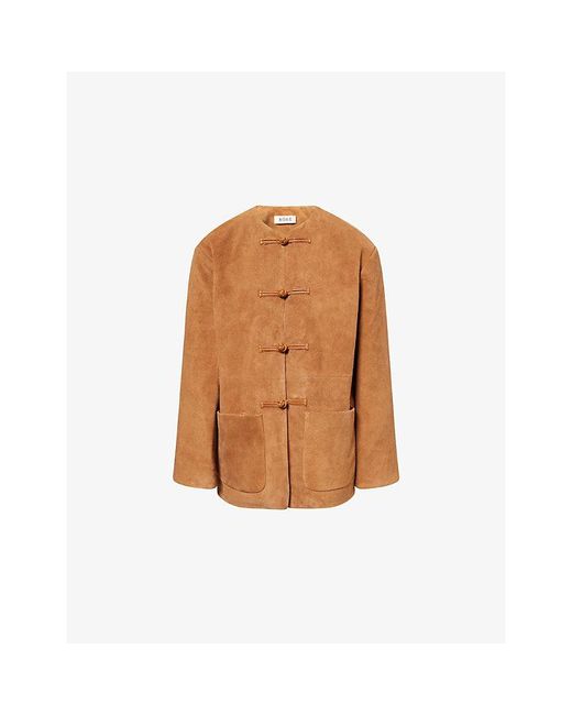 RÓHE Frames Brown Pankou Suede Jacket