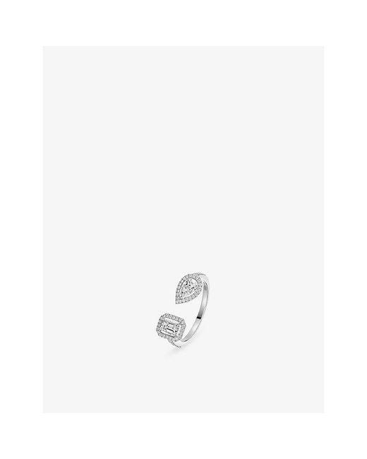 Messika White My Twin 18Ct And 0.69Ct Diamond Ring