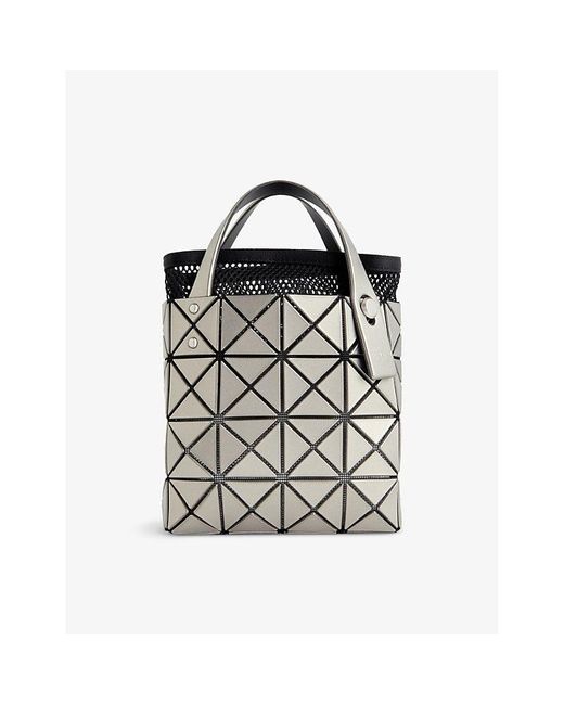 Bao Bao Issey Miyake Black Lucent Mini Pvc Tote Bag