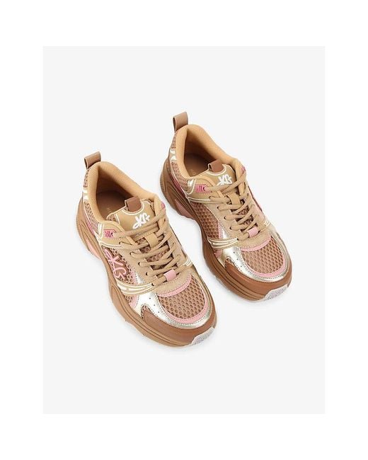 KG by Kurt Geiger Brown Lexie Mesh Trainers