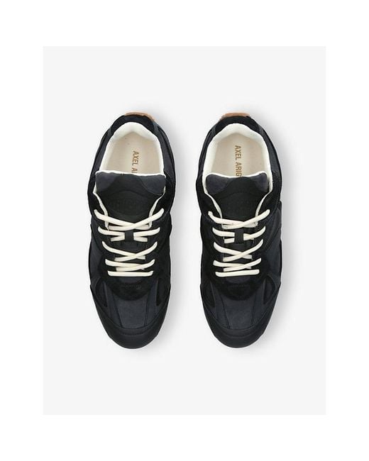 Axel Arigato Black Slow Runner Leather And Suede Trainers for men