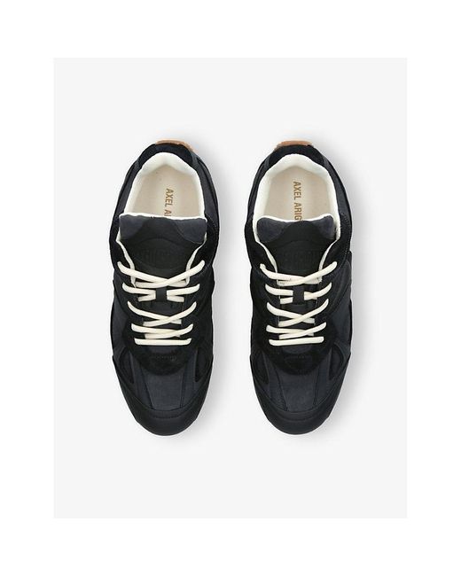 Axel Arigato Black Slow Runner Leather And Suede Trainers for men