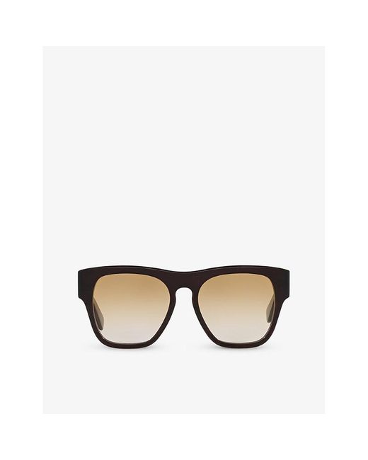 Chloé Black Ch0149s Square-frame Tortoiseshell Acetate Sunglasses