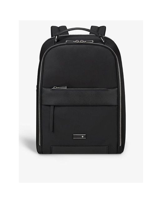 Samsonite Black Zalia Recycled-plastic Backpack